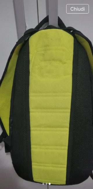 Zaino Valentino Rossi VR 46 nero e giallo fluo
