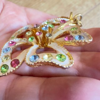 Colgante Mariposa Bañado en Oro 24k