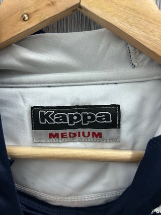 Sudadera Kappa Italia Talla M Hombre Azul Marino
