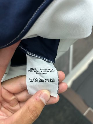 Sudadera Kappa Italia Talla M Hombre Azul Marino
