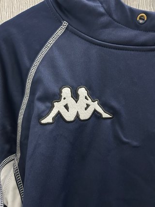 Sudadera Kappa Italia Talla M Hombre Azul Marino