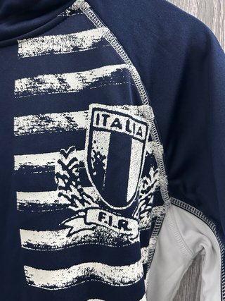 Sudadera Kappa Italia Talla M Hombre Azul Marino