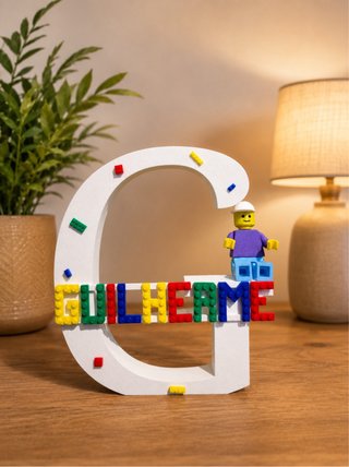 Letra G Decorativa Personalizada