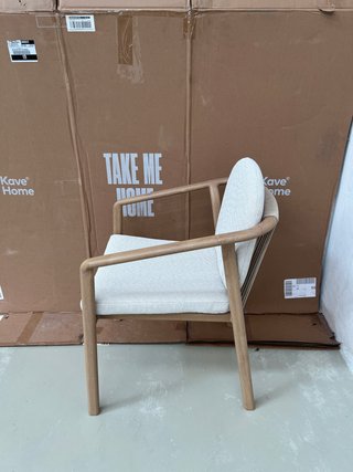 Sedia Kave Home Mirtia alluminio beige