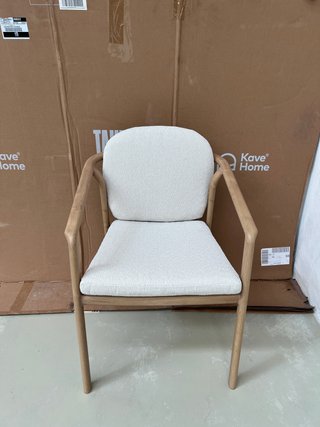 Sedia Kave Home Mirtia alluminio beige