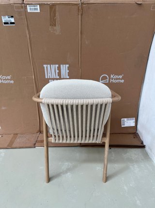Sedia Kave Home Mirtia alluminio beige
