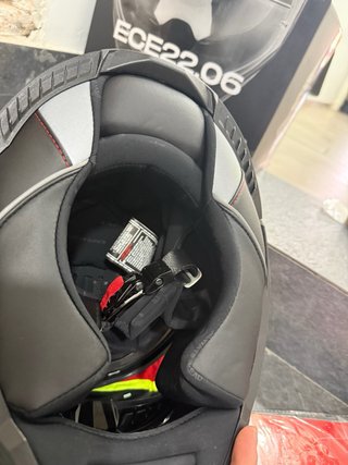 Casco Moto LS2 Negro S + Guantes Talla S