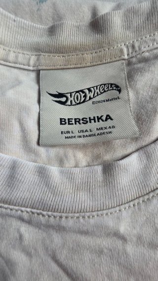 Camiseta Bershka Hot Wheels Talla L