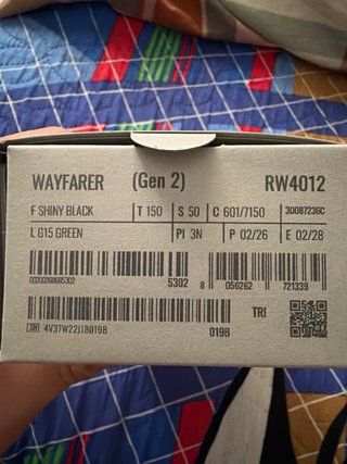 Rayban meta gen 2 wayfarer oscuras