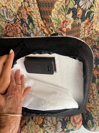 Mesa portátil para portátil con lámpara
