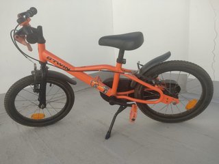 bicicleta infantil B'TWIN 14 Naranja