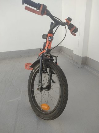 bicicleta infantil B'TWIN 14 Naranja