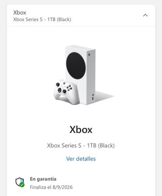 Xbox Series S 1TB con mando y garantía
