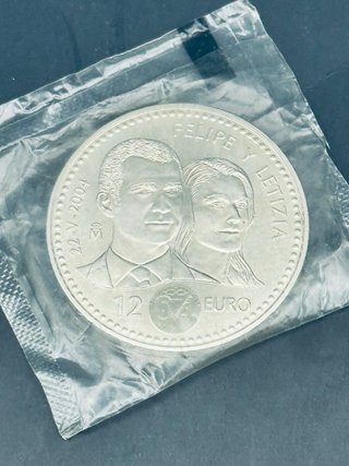 Moneda 12€ 2004 Felipe y Letizia