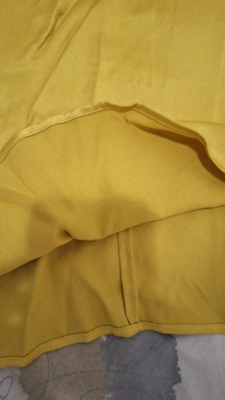 Vestido Liu Jo Amarillo T40 Satén Fiesta Nuevo