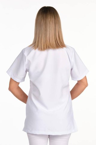 L XL Corazón y estetoscopio chaqueta sanitaria