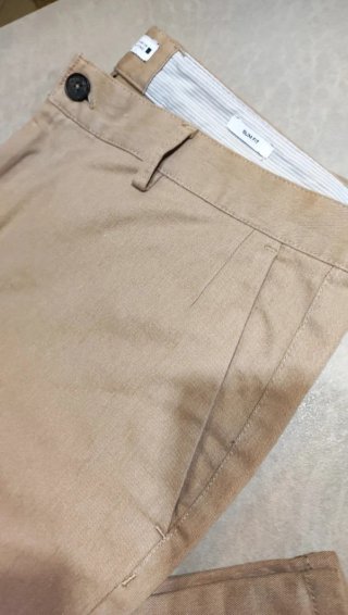 Pantaloni Zara Beige Taglia 54 Slim Fit