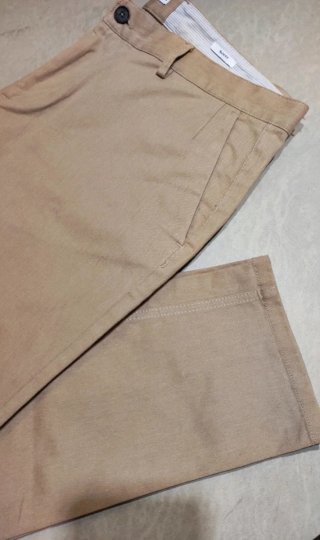 Pantaloni Zara Beige Taglia 54 Slim Fit