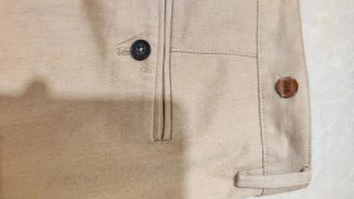 Pantaloni Zara Beige Taglia 54 Slim Fit