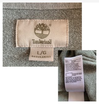 Sudadera Timberland Gris con Cremallera