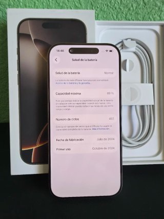 iPhone 16 Pro 256GB Desierto Titanio