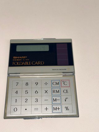 Calcolatrice Sharp EL-866 Foldable Card