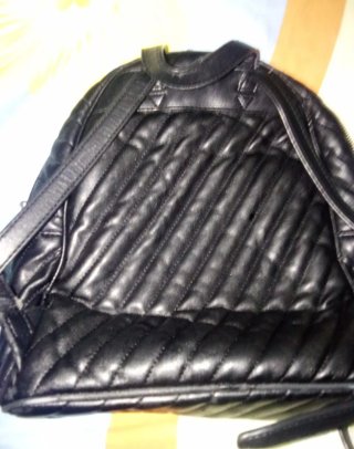 Mochila Michael Kors Negra y Blanca