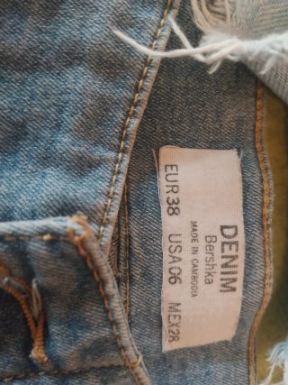 Lote 4 shorts vaqueros Pull&Bear