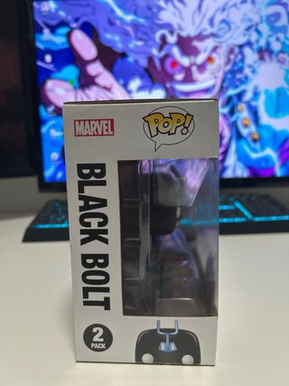 Funko Pop Black Bolt y Lockjaw Marvel