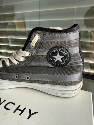 Converse All Star Talla 41.5 Piel Tachas Gris (16)