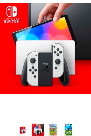 Nintendo Swicht oled blanca