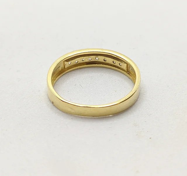 Anillo Oro 18k Circonitas T-15