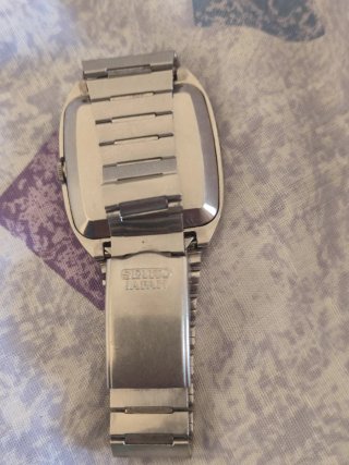 Reloj Seiko Automático Plata y Blanco