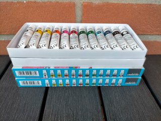 Crelando Set 48 Tubetti Colori Tempera