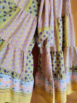 Conjunto Top y Falda pantalón Larga Estampada