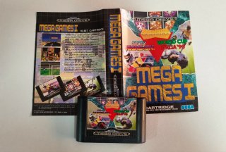 Mega Drive Mega Games 1 Cartucho + Carátula