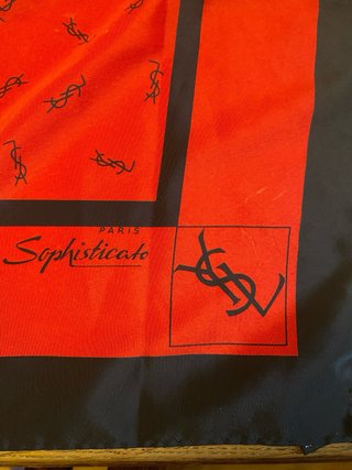 Pañuelo seda Yves Saint Laurent