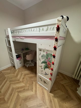 infantil: dormitorio, escritorio, armario