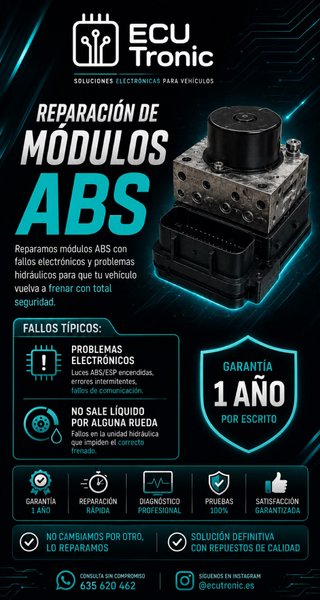 Reparación módulos ABS