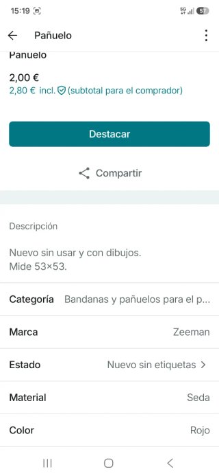 Pañuelo rojo