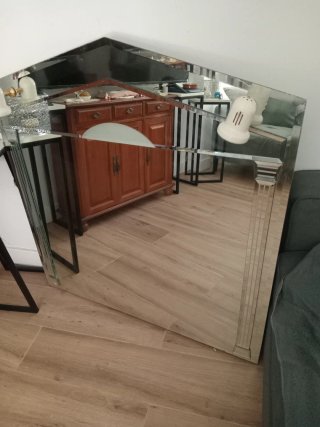 Espejo de pared decorativos sus ganchos