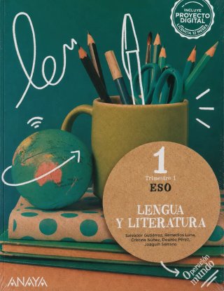 Libros de Lengua y Literatura 1.º ESO Anaya