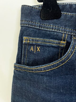 Jeans Armani Exchange Cotone Blu Taglia L