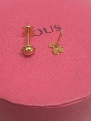 Pendientes Oso Tous Oro