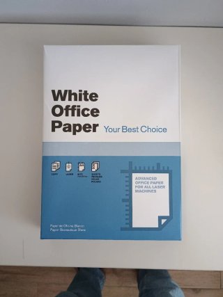 Papel Blanco A4 80gr -paqute de 500 Folios