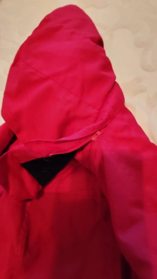 Anorak niño rojo talla 8