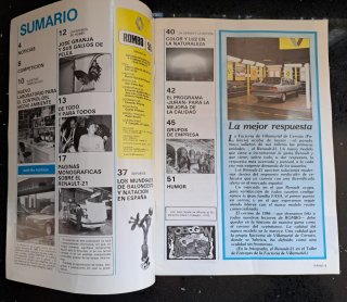 Revista ROMBO Nº55 Verano 1986-Especial Renault 21