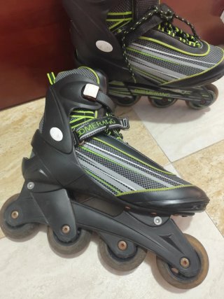 Patines Boomerang Negro y Verde