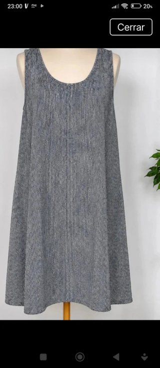 Vestido Verano Rayas Talla 44-50