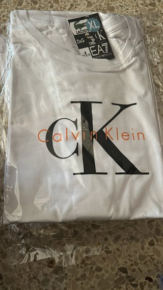 Camiseta Calvin Klein Blanca Talla XL